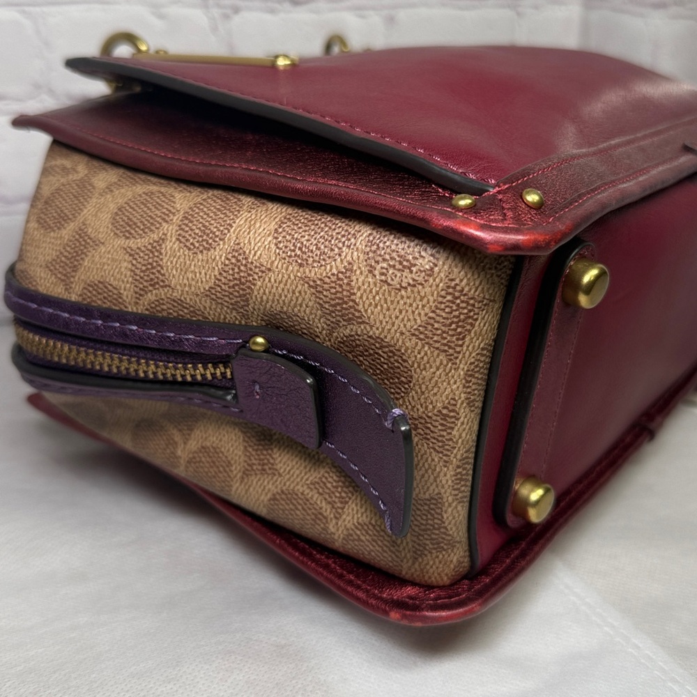 LOWST Coach Dreamer 27 “Endless Possibilities of NYC” Leather Crossbody Handbag - Picture 14 of 16